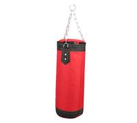 Dilwe Hanging Sandbag, 3-Layer Canvas Fitness Bag for Boxing Training | Zipper Closure for Quick Fill, Strong Metal Chain Included, Wall Mount Fixings, Complete Training Set with Wraps