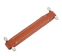 Dilwe Heavy Duty Guitar Amplifier Handle, Metal Reinforced Orange PU Leather Strap with Rough Textured Embossed Surface for Speaker Cabinet