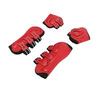 Dilwe Horse Front Leg Boots Lightweight Impact Absorbing Breathable Horse Leg Guard for Training (L)
