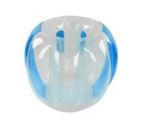 Dilwe Inflatable Bump Ball Human Collision Ball Durable PVC Body Bubble Bounce for Outdoor Activities 90x80cm (Blue Transparent)