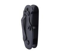Dilwe Key Holder Organizer, Aluminum Keychain Clip for 5 Keys with Screw Lock, Compact Noise Reduction Design for Camping Hiking EDC