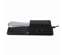 Dilwe Keyboard Sustain Pedal, Classic Design with Slip Resistant Rubber Base and Durable Metal Housing, for Digital Piano and Electronic Keyboard