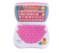 Dilwe Kid Toys Small Laptop, Kids Toys Small Laptop for Over 3 Years Old 5 Learning Modes Build Thinking Skills English Learning