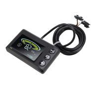 Dilwe LCD Color Display Panel, Electric Bike Meter for 22.2mm Handlebar, ABS Material with SM Wire, Compatible with Electric Scooter, Enhance Riding Experience, Wide Application, Cycle