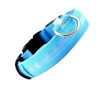 Dilwe LED Dog Collar Durable High Visibility Light Up Collar for Small Medium Large Dogs