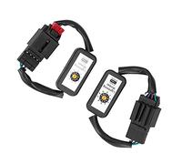 Dilwe LED Taillight Blinker Module PBT FEP Dynamic Turn Signal Adapter 4 Pin Plug and Play 10 Level Delay Pair for Mk7 Pre Facelift 2013 2016 Drivers Upgrading Tail Lights