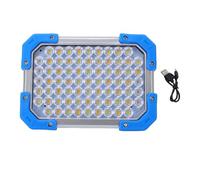 Dilwe LED Work Light, Dual Light Source Stepless Dimmable Water Proof Magnetic Portable with Power Level Display for Outdoor Camping Garage Tent