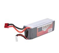 Dilwe LiPo Battery 4S 14.8V 2200mAh, High Capacity 45C T Plug Lithium Battery, with Stable Performance for Remote Control Cars Drones Aircraft