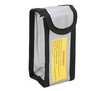 Dilwe Lithium Battery Safe Bag, Fire Resistant Fibre Fireproof Box Fireproof Explosion-proof Large Capacity for Various Aircraft Batteries