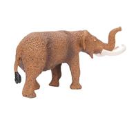 Dilwe Mastodons Figurine Elephant Model Prehistoric Animal Toy Realistic Mastodons Design Solid Plastic Educational for Kids Decor