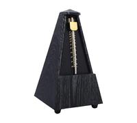 Dilwe Mechanical Metronome, Pyramid Wind Up Metronome for Piano Guitar, 40-208BPM with Brass Movement, No Battery Studio Practice (Ebony Grain)