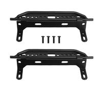 Dilwe Metal Side Step Running Boards, 1 Pair, Enhanced Stability with Non Slip Surface, Racing Alloy Foot Plate for 1/10 RC Crawler