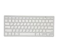 Dilwe Mini Bluetooth Keyboard, 78 Keys Ultra Slim and Compact Wireless Keyboard, Portable External Keyboard for Laptop Tablet Computer (Russian)