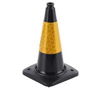 Dilwe Mini Cones, 75 X 42mm, ABS Traffic Road Cone RC Accessory Compatible with HSP Redcat, HPI, and AXIAL, Etc (Black)
