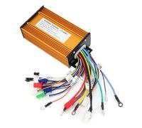 Dilwe Motor Controller Set, Bike Motor Brushless Controller for Electric Scooter Three-Mode Sinusoid 12 Tube