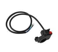 Dilwe Motorcycle Handlebar Switch Aluminum Alloy Left Motorcycle Handlebar Switch 22mm 7 8inch 12V 3 in 1 Horn Turn Signal High Low Beam for ATV Scooter Snowmobile