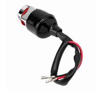 Dilwe Motorcycle Ignition Switch with 2 Keys Iron Copper Ignition Switch Key Replacement Easy Installation Vehicle Lock for CB100 CB125S CT90 Riders