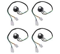 Dilwe Motorcycle Speed Limiter Knob, 12V to 72V Adjustable Speed Control with 390mm Wire, for ATV UTV Go Kart Golf Cart Lawnmower Electric Bike Mobility Scooter