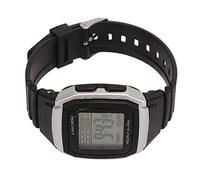 Dilwe Multifunction Retro Shockproof Classic Sports Digital Watch for Men Students, PU Stainless Steel ABS Plastic (Silver)