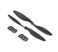 Dilwe Nylon RC Aircraft Propellers, Easy Assembly Positive Negative Propellers Replacement for Fixed Wing