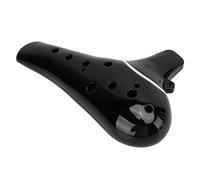 Dilwe Ocarina, 12 Holes AC Alto C Key Portable Wind Instrument with Classic Black Finish for Professional Beginner and Music Lovers