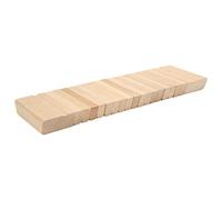Dilwe Orff Tooth Wood Sounder, Solid Wood Musical Instrument for Kids, Hand Polished Safe Edges, with Humanized Design Grip for Parenting or Family Gatherings (Color)
