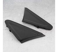 Dilwe Pair of Front Exterior Pillar Corner Trim ABS Left Right Corner Pillar Cover Replacement for 2012 to 2015 Easy Install Black Exterior Upgrade
