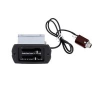 Dilwe Passive Tone Acoustic Guitar and Volume Control EQ -Amplifier Piezo -Pickup for Quick Adjustments and Professional Performance for Musicians and Guitarists, Black