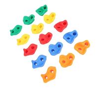 Dilwe PE Climbing Rocks for Kids, Colorful Outdoor Climbing Wall Grips for Safe Play and Skill Development