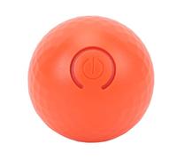 Dilwe PETUDEX Active Rolling Dog Ball Motion Activated Toy for Small Medium Large Dogs, PC TPU Safe Materials Indoor Outdoor Fun with LED Light (Orange)