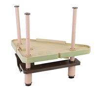 Dilwe Pier Basking Platform with Climb Ladder for Aquarium Tank, Durable Floating Platform for Reptiles, Suitable for Tanks 12.4x11.4x9.1x12.2in