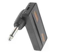 Dilwe Plug Amp, Electric Guitar Headphone Amplifier with Distortion Effect, Rechargeable Battery 8 Hours Playtime, Portable Design for Guitarists Musicians