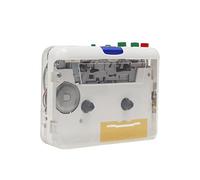 Dilwe Portable Cassette to MP3 Player Converter, USB Tape Player with 3.5mm Earphone Jack and Software for PC Laptop, Mini Cassette Capture Music