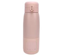 Dilwe Portable Milk Warmer, Stainless Steel, Rechargeable Bottle Warmer 98F-131F for Travel, Perfect for Car Journeys (500mL 5000mah)