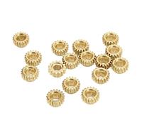 Dilwe Precision Tigne -Peg Gait for Classic Guitar with Hexagonal Hole and 1:18 Report, Fast and Precise, Set in Golden Metal