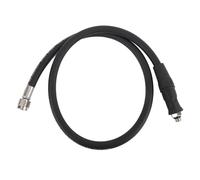 Dilwe Pressure Diving Regulator Hose, PVC with Rubber Boat Regulator Medium Pressure Tube for Divers 90cm Wireless Sensors