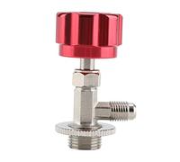 Dilwe R134a Can Tap Valve, M14 1/4 Thread, Stainless Steel Copper | Refrigerant Dispensing Tool, Controlled Automotive Air Conditioning Service, 170 g Replacement Unit