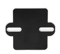 Dilwe RC Car ESC Mounting Plate, Aluminum ESC Fixing Plate, Shock Absorbing for 1/8 RC Car (Black)