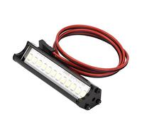Dilwe RC Car LED Light Bar, 55mm Crawler LED Light Bar LEDs Lamp Accessory Compatible with TRX4 90046 90048 SCX10 1:10 RC Car