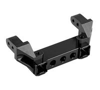 Dilwe RC Car Rear Bumper Mount, Aluminium Alloy Rear Bumper Mount Accessory Compatible with Traxxas TRX-4 RC Crawler Car(Black) Parts of car mold