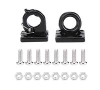 Dilwe RC Car Trailer Buckle, 2 Pcs Simulation Trailer Tow Lock Shackle Bracket Set for Axial SCX10 CC01 D90 D110 TF2 RC Car