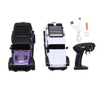 Dilwe RC Crawler, 1/43 Scale Model Car with APP and 2.4G Remote Control, LED Lights for Indoor Outdoor Play