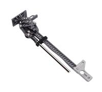 Dilwe RC Crawler Car Lifting Jack 1/10 Scale Aluminum Alloy RC Car Slideable Jack Tool Drop Proof for Off Road Adventure with Shock Proof Design (Ti Color)