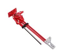 Dilwe RC Crawler Car Lifting Jack 1/10 Scale Aluminum Alloy RC Car Slideable Jack Tool Drop Proof for Off Road Adventure with Shock Proof Design (Red)
