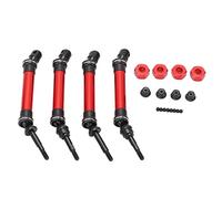 Dilwe RC Drive Shaft, Metal Front Rear CVD Drive Shaft - & Easy Installment & Lightweight - Replacement Part for Slash 1/10 RC Car (Red)