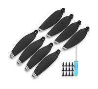 Dilwe RC Drone Blade Propellers Helicopter Wing Accessory Fit for Mini Accessory (Black with Silver Edge)