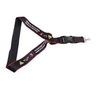 Dilwe RC Drone Lanyard, Comfortable Wearable Remote Controller Hanging Holder Neck Strap with Safety Warning Sign (Black Red)
