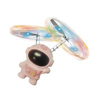 Dilwe RC Flying Spaceman Toy Innovative Infrared Induction LED Light Emitting Drone for Kids Gifts - Plastic Material (Pink)