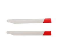 Dilwe RC Helicopter Propeller Leaf Set, Aerodynamic Design Spare Parts for Remote Control Airplane Pilots and Hobbyists (Black) (Red)