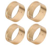 Dilwe RC RC Brass Internal Beadlock Ring Long-Five MEDGGRADE Parts for Axial SCX24 1/24 Because, Stable Driving for Climbing, 4pcs Gold Ring Blamp 1 Ince